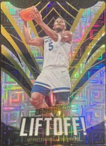Anthony Edwards #2 Basketball Cards 2023 Panini Revolution Liftoff