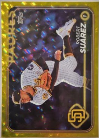 Robert Suarez [Yellow Crackle Foilboard] #US298