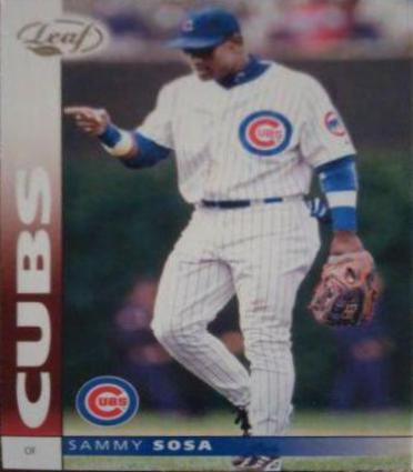 Sammy Sosa #60 Baseball Cards 2002 Leaf