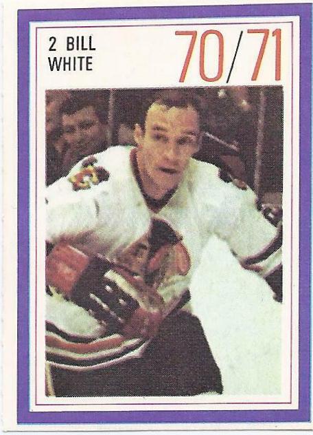 Bill White Hockey Cards 1970 Esso Power Players