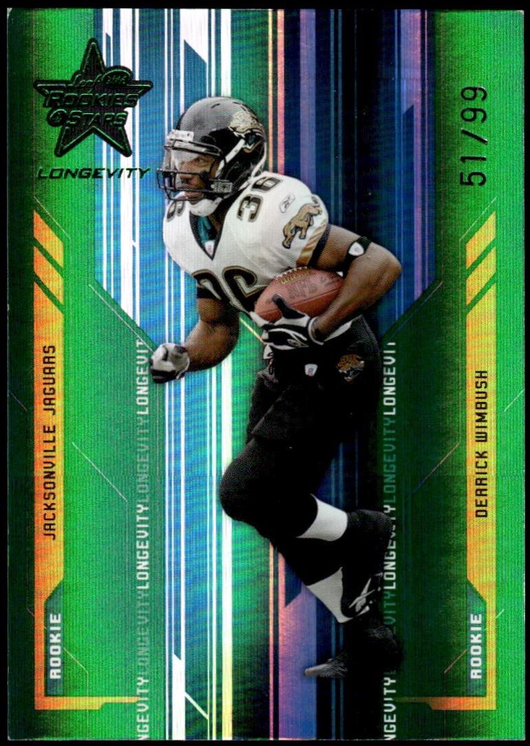 Derrick Wimbush #106 2005 Leaf Rookies & Stars Longevity Football