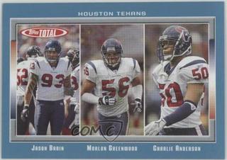 Charlie Anderson, Jason Babin, Morlon Greenwood
