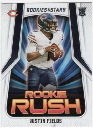 Justin Fields #RR4 Football Cards 2021 Panini Rookies and Stars Rush
