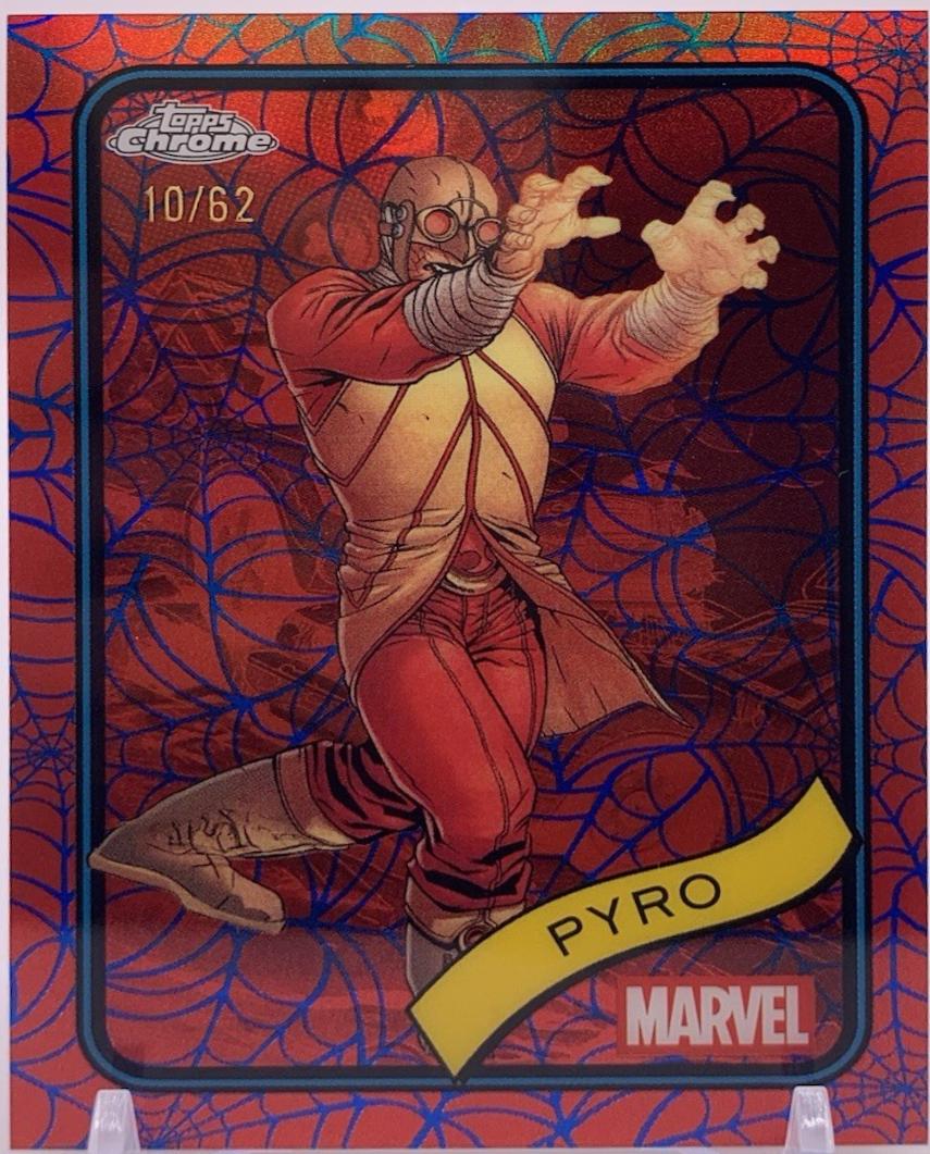 Pyro Blue & Red Spider Web Refractor