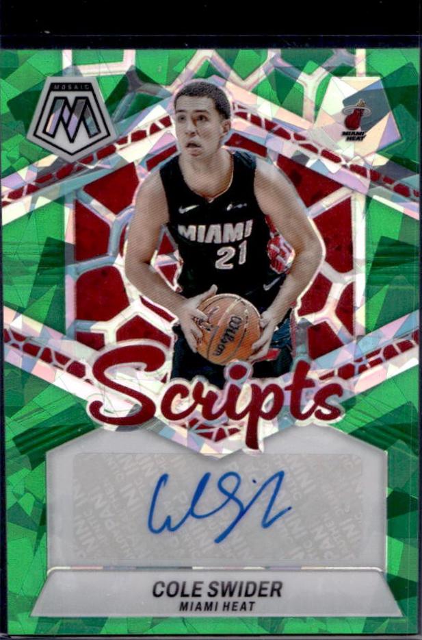 Cole Swider [Green Ice] #MS-CSH