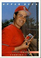 Mike Perez #204 Baseball Cards 1993 Upper Deck Prices