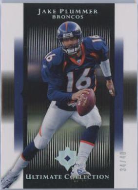 Jake Plummer #28 2005 Upper Deck Ultimate Collection Football