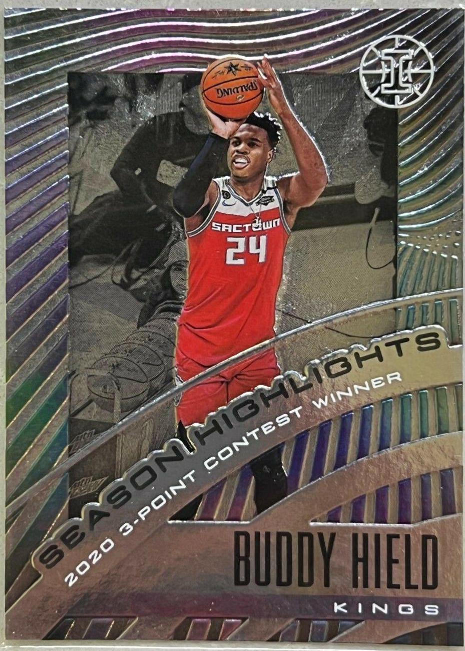 Buddy Hield #4 Basketball Cards 2019 Panini Illusions Season Highlights