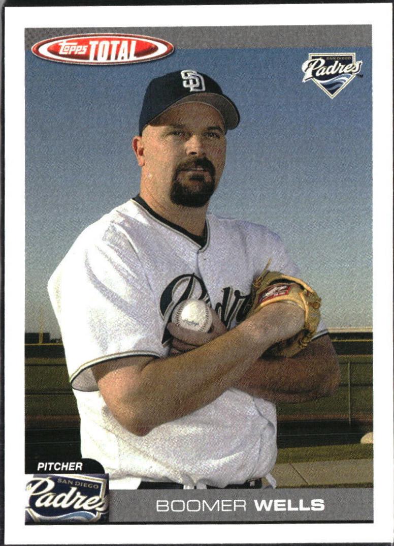 Boomer Wells #222 Baseball Cards 2004 Topps Total