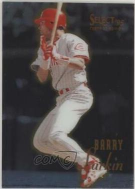 Barry Larkin #27 Baseball Cards 1995 Select Certified