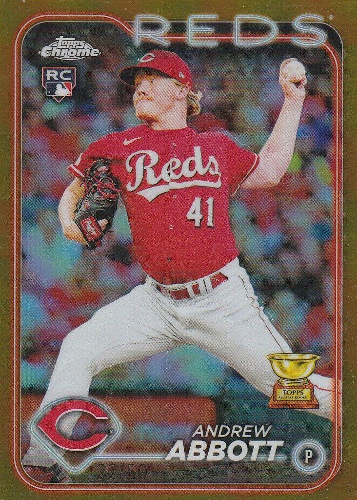 Andrew Abbott #154 Baseball Cards 2024 Topps Chrome