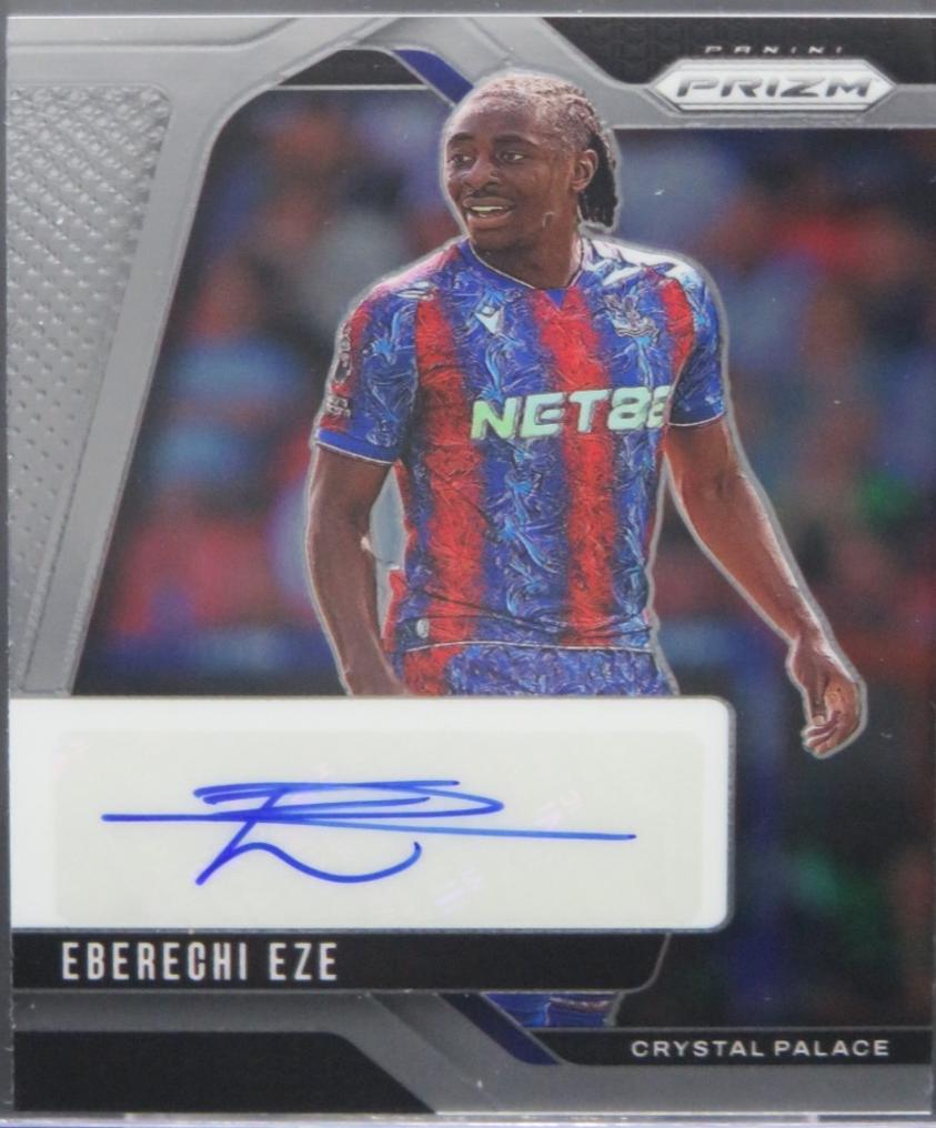 Eberechi Eze #26 Soccer Cards 2024 Panini Prizm Premier League Signature