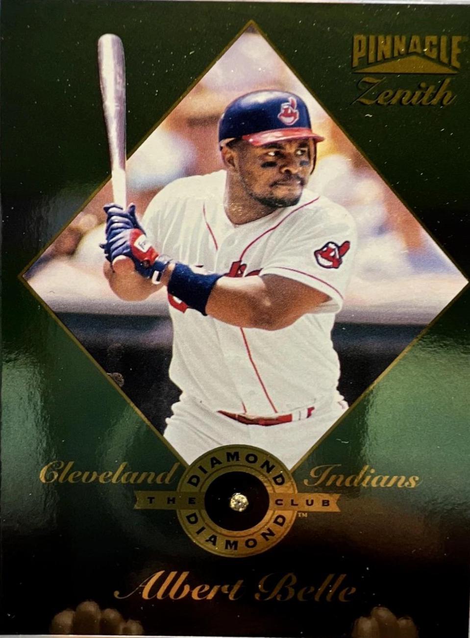 Albert Belle #1 1996 Zenith Diamond Club Baseball
