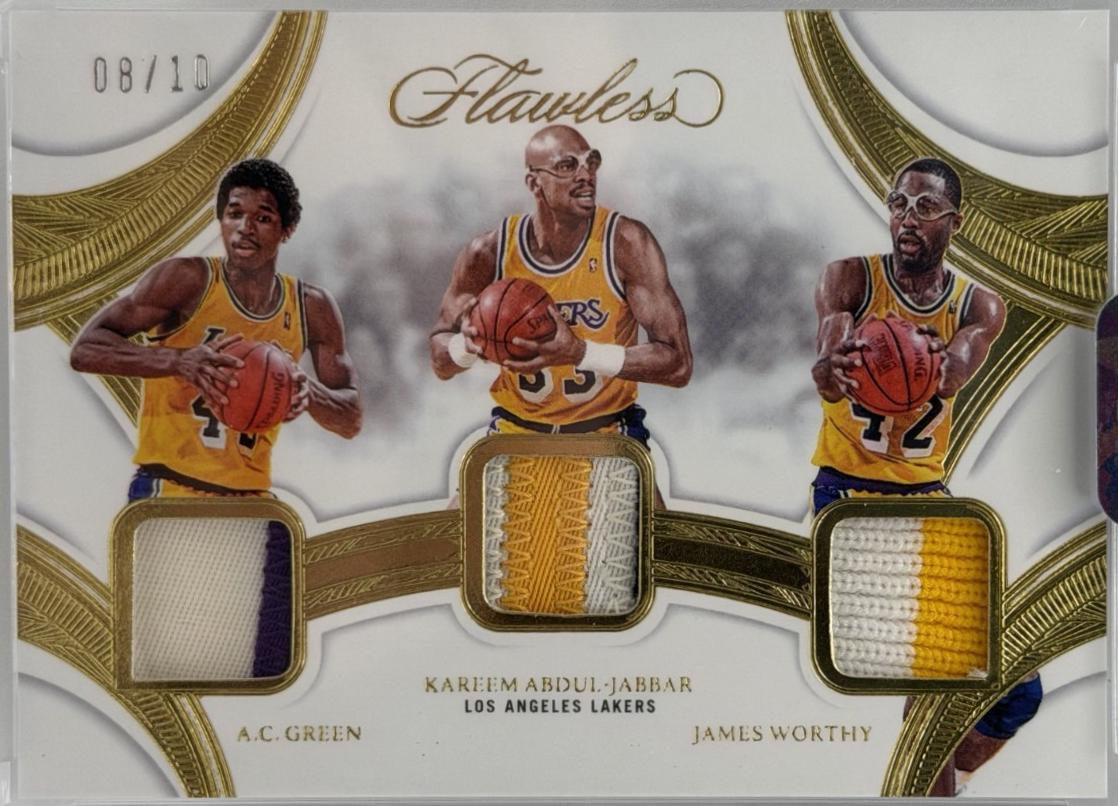 A.C. Green / James Worthy / Kareem Abdul-Jabbar [Gold] #32