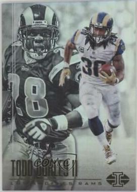 Todd Gurley II, Marshall Faulk #18 Football Cards 2017 Panini Illusions
