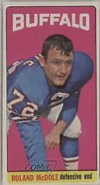 Roland McDole #38 Football Cards 1965 Topps