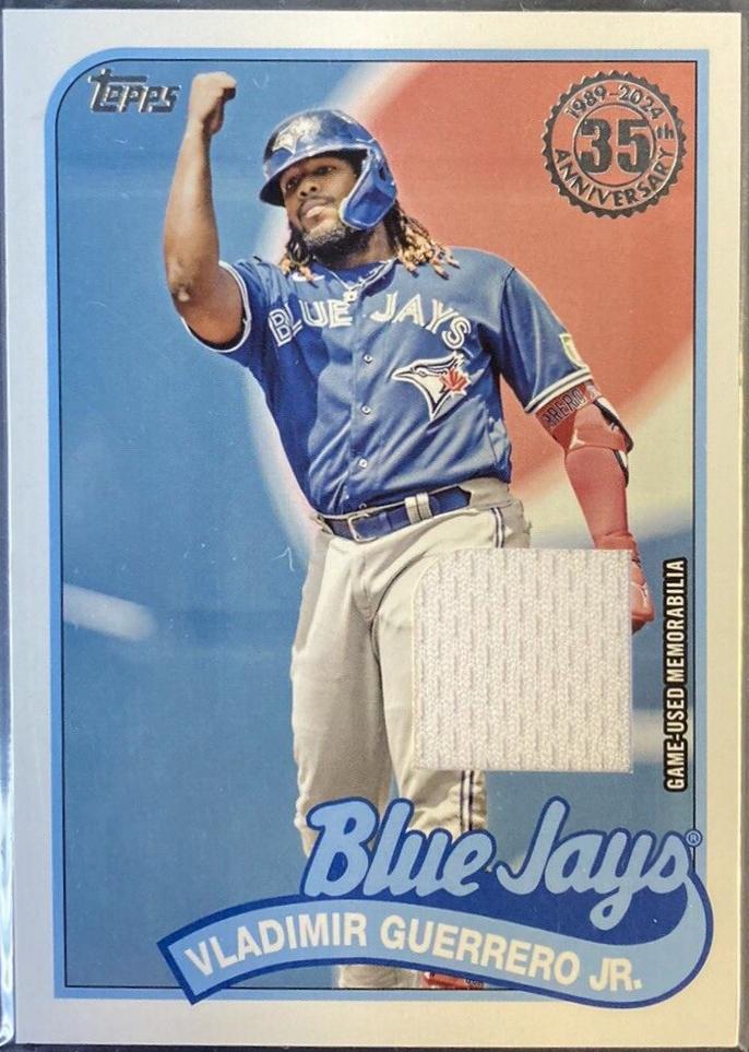 Vladimir Guerrero Jr. #89R2-VG 2024 Topps 1989 Relic Baseball