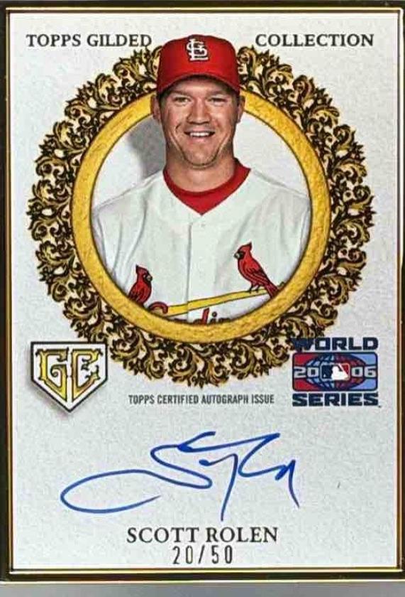 Scott Rolen #GCH-SR 2025 Topps Gilded Collection Champions Autograph Baseball