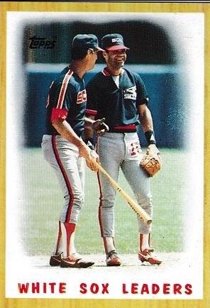 White Sox Leaders #356 Baseball Cards 1987 Topps