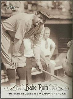 Babe Ruth Selects His Weapon Of Choice