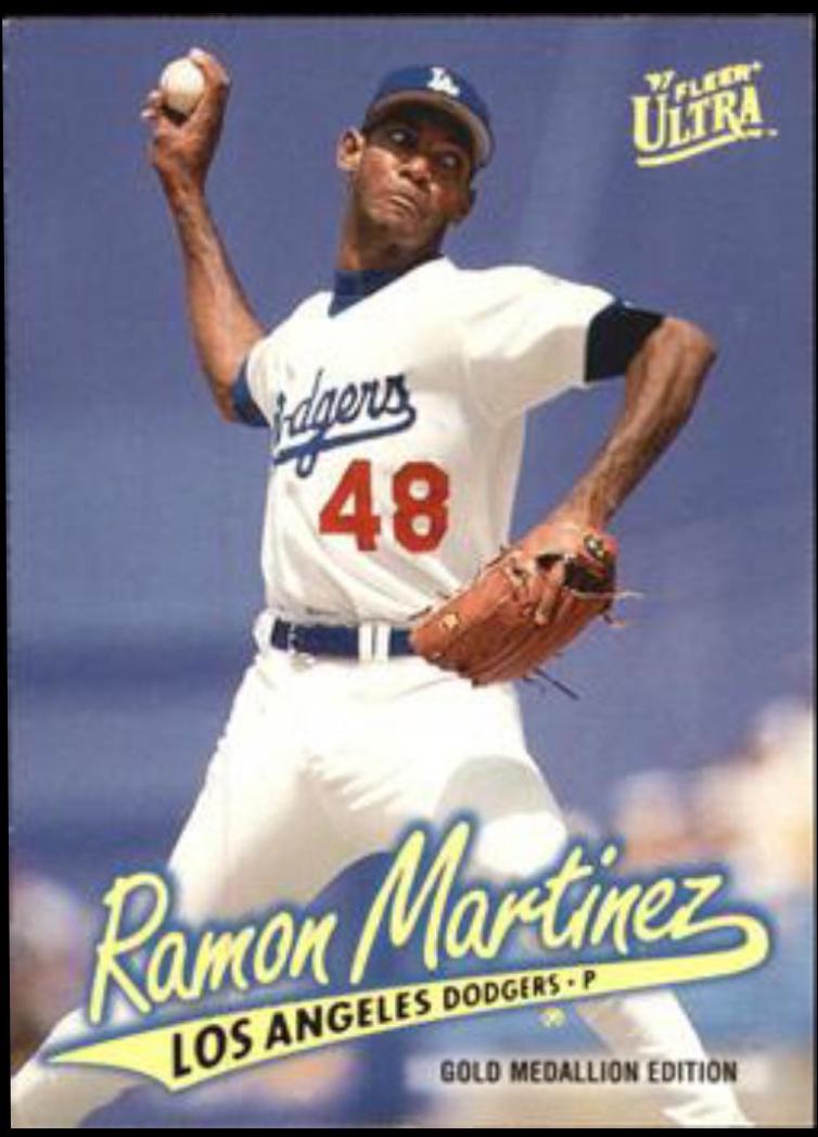 Ramon Martinez #G219 Baseball Cards 1997 Ultra Gold Medallion