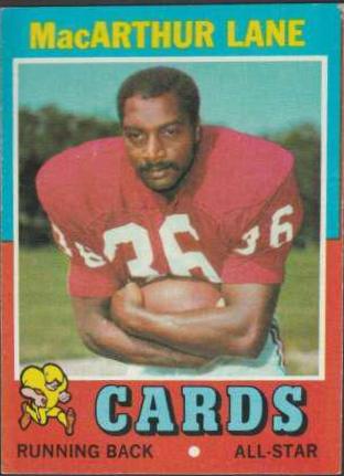 MacArthur Lane #135 Football Cards 1971 Topps