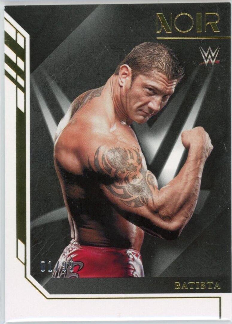 Batista #7 Wrestling Cards 2023 Panini Chronicles WWE Noir