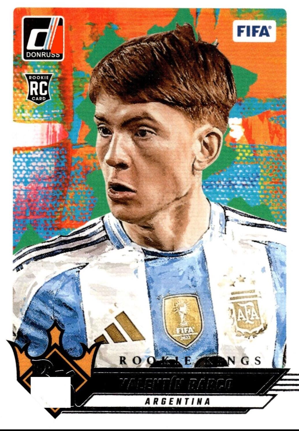 Valentin Barco #8 Soccer Cards 2024 Panini Donruss Rookie Kings
