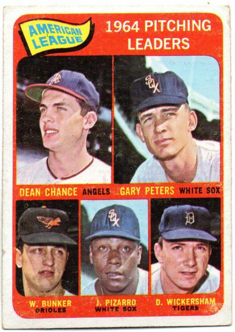 AL Pitching Leaders #9 Baseball Cards 1965 O Pee Chee