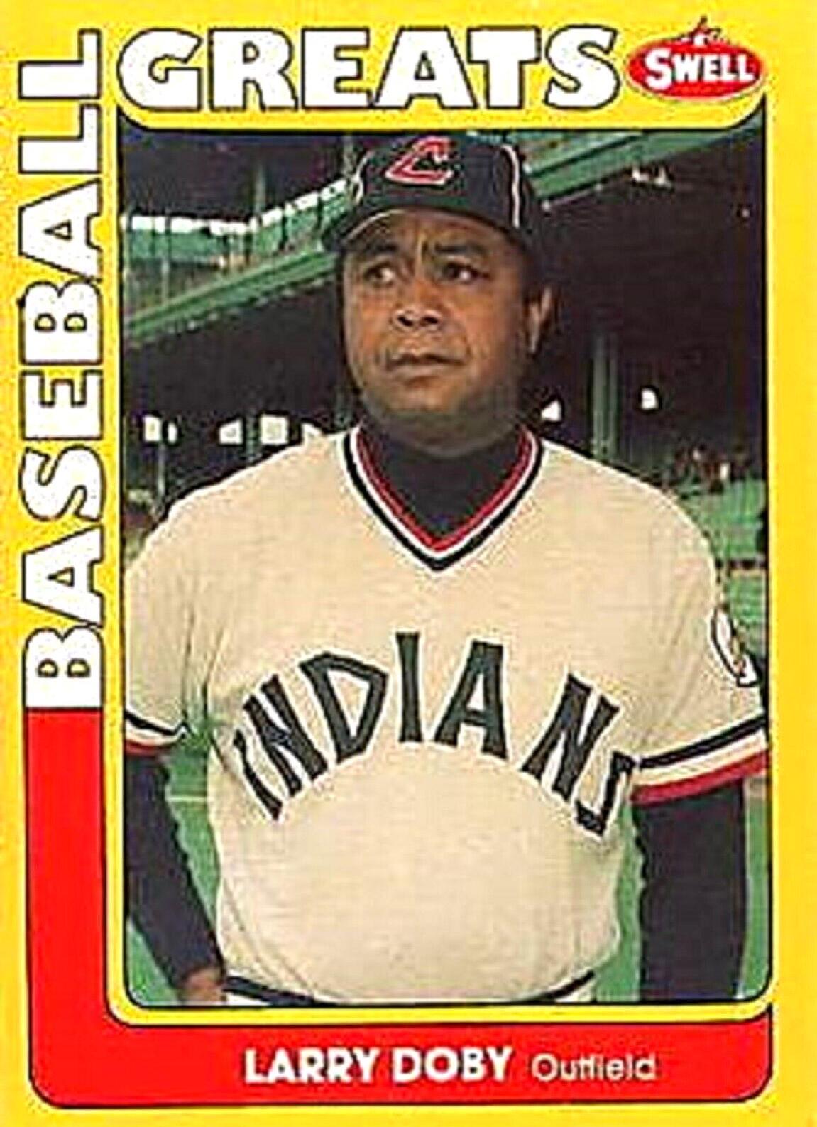 Larry Doby #24 Baseball Cards 1991 Swell Greats