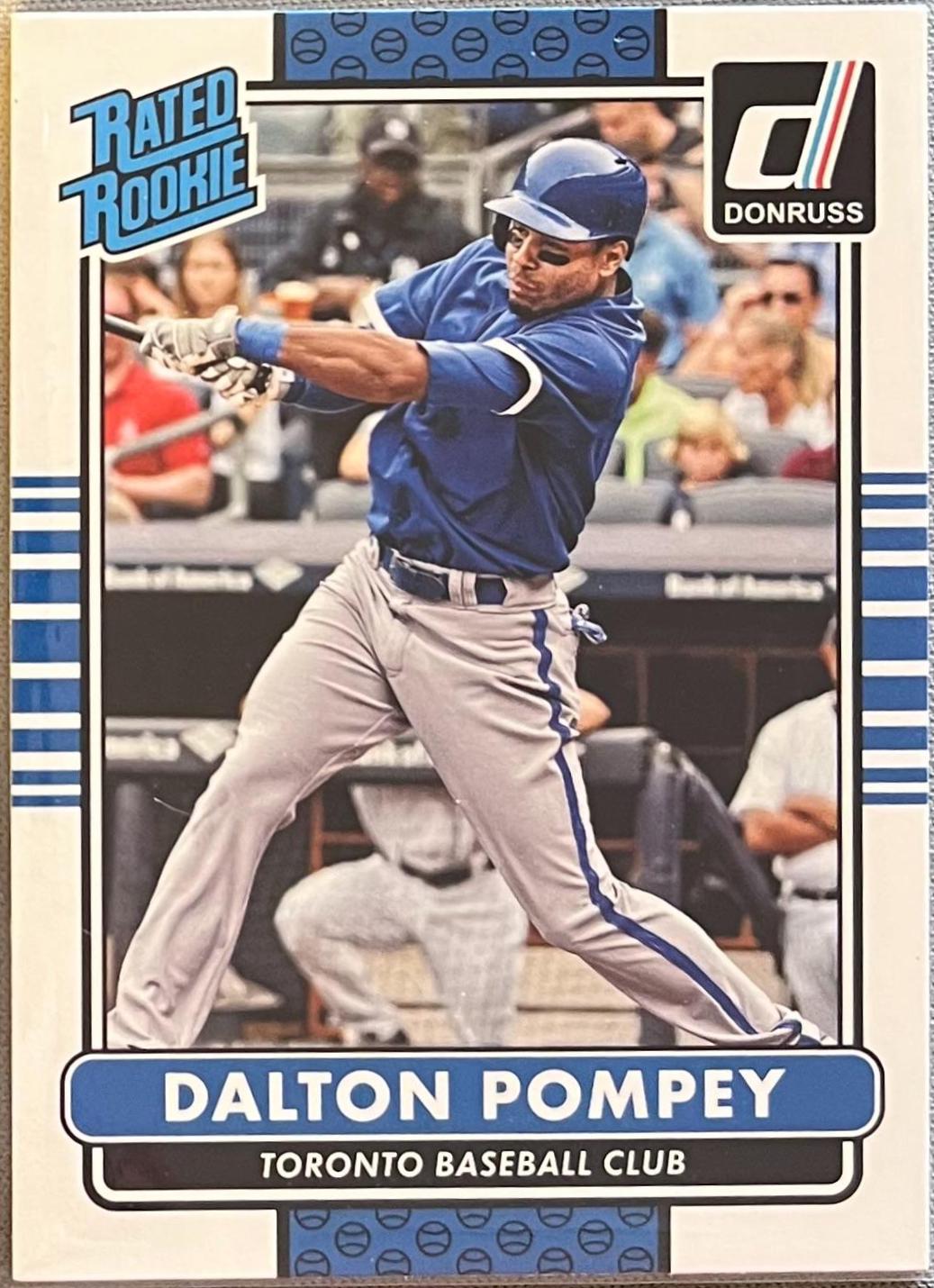 Dalton Pompey #33 Baseball Cards 2015 Donruss