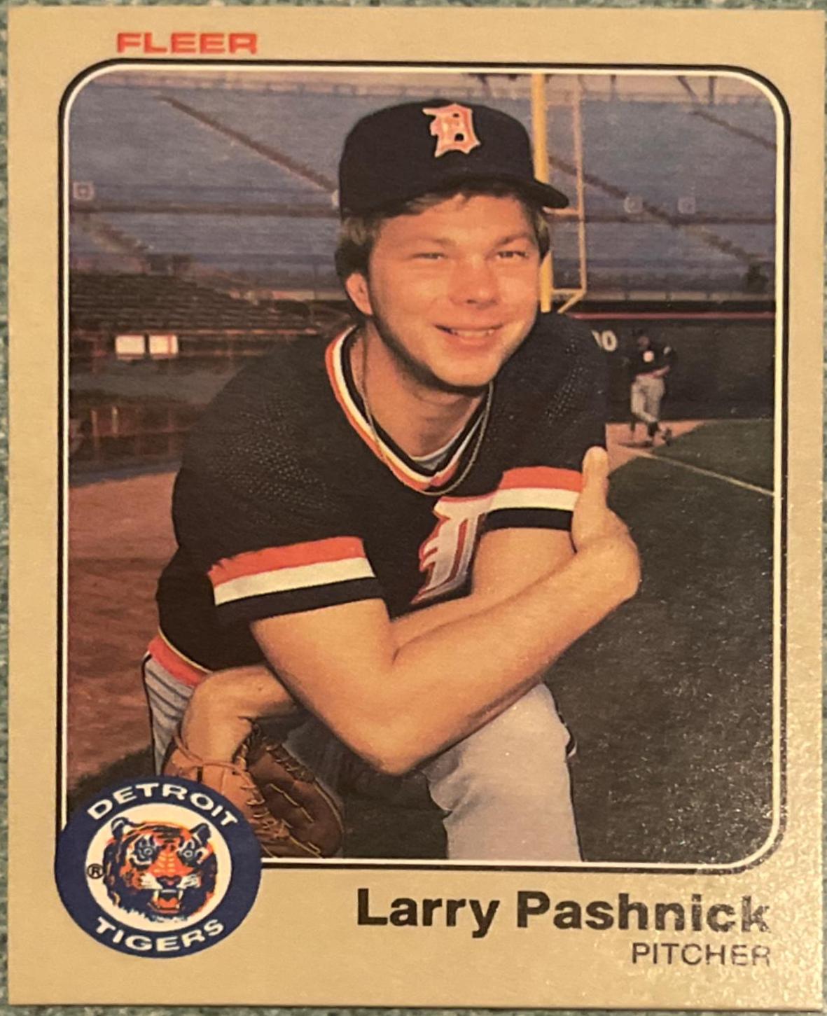 Larry Pashnick #338 Baseball Cards 1983 Fleer