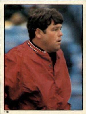Jim Hart #176 1981 Topps Stickers Football