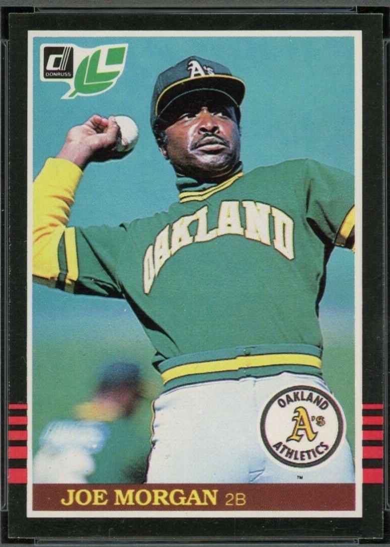 Joe Morgan #28 Baseball Cards 1985 Leaf