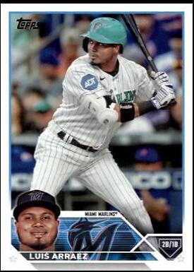 Luis Arraez #US1 Baseball Cards 2023 Topps Update