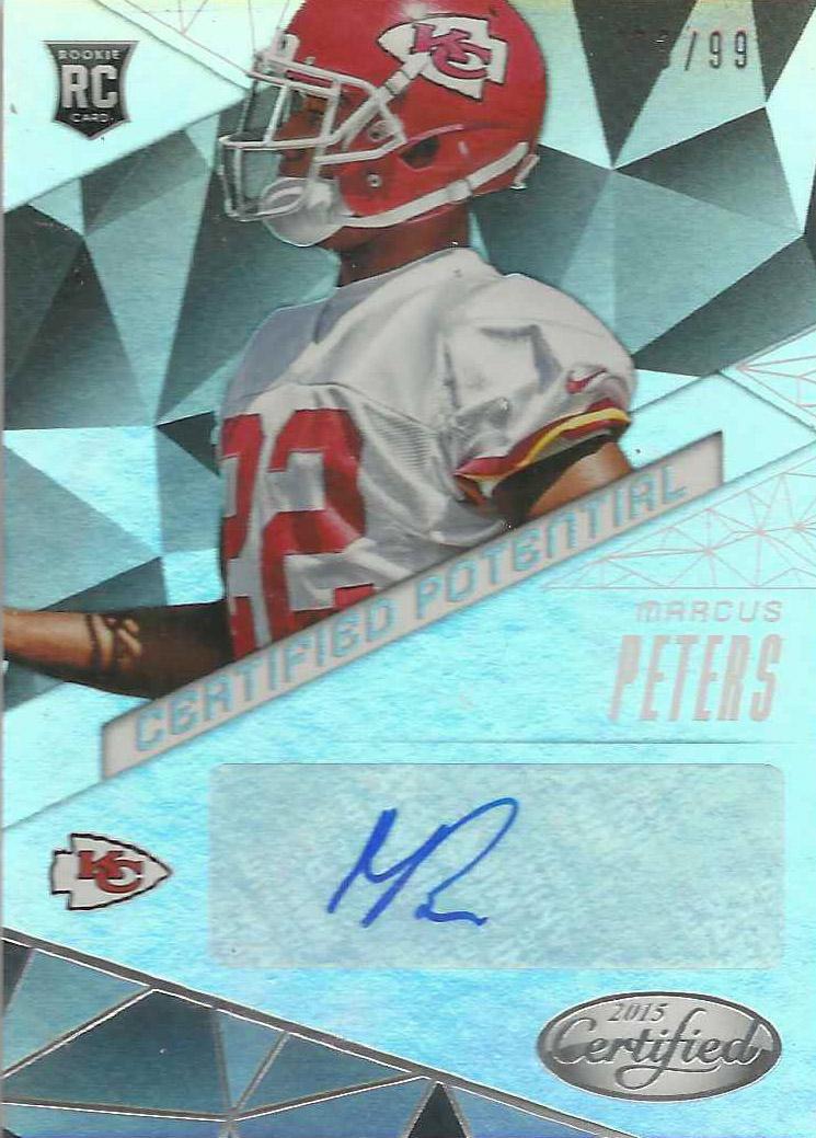 Marcus Peters #CP-MP Football Cards 2015 Panini Certified Potential Autograph