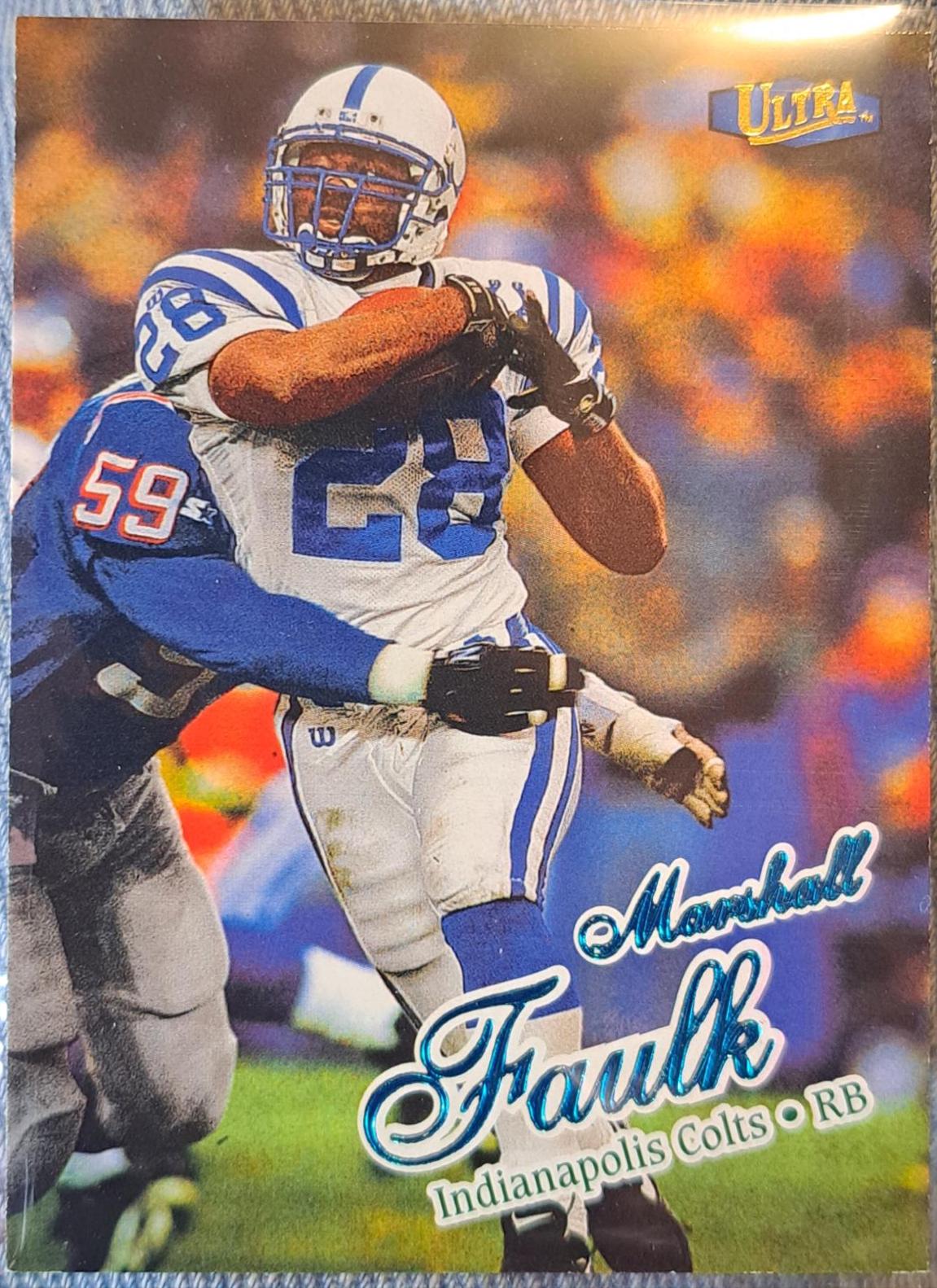Marshall Faulk #104 Football Cards 1998 Ultra