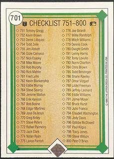 Checklist 751-800