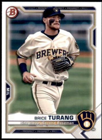 Brice Turang #BP-10 Baseball Cards 2021 Bowman Paper Prospects