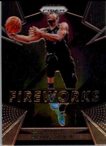 Dennis Smith Jr. #1 Basketball Cards 2018 Panini Prizm Fireworks
