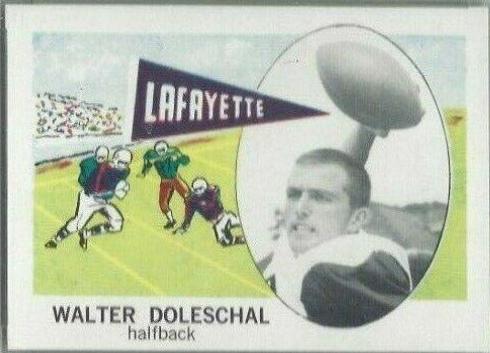 Walter Doleschal #140 Football Cards 1961 NU Card