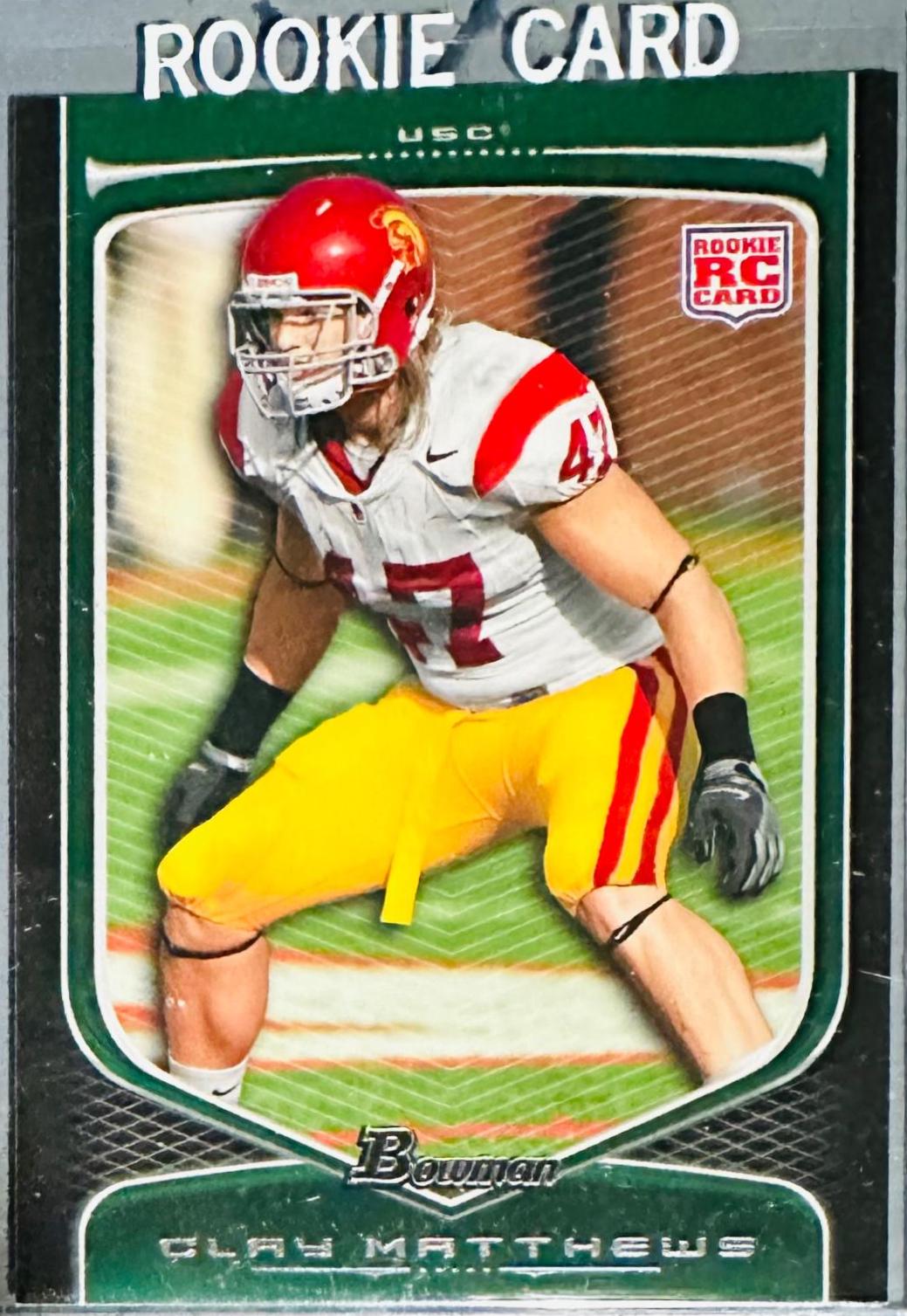 Clay Matthews #196 Football Cards 2009 Bowman Draft