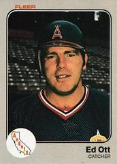 Ed Ott #98 Baseball Cards 1983 Fleer Prices