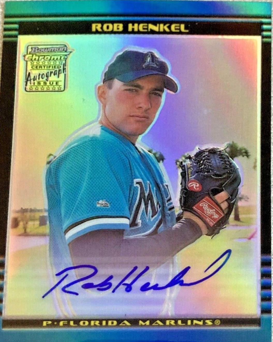 Rob Henkel #393 2002 Bowman Chrome Baseball