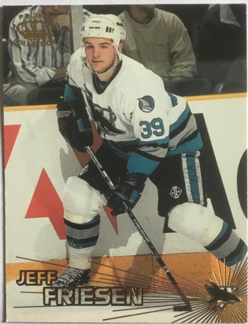 Jeff Friesen #63 Hockey Cards 1997 Pacific Crown