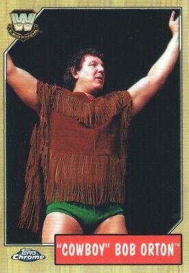 Cowboy Bob Orton #89 Wrestling Cards 2008 Topps Heritage III Chrome WWE