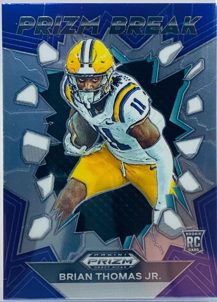 Brian Thomas Jr. #PB-BTJ Football Cards 2024 Panini Prizm Draft Picks Prizm Break