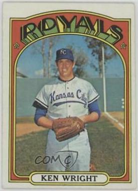 Ken Wright #638 Baseball Cards 1972 Topps