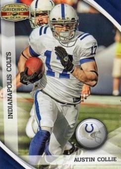 Austin Collie #60 Football Cards 2010 Panini Gridiron Gear