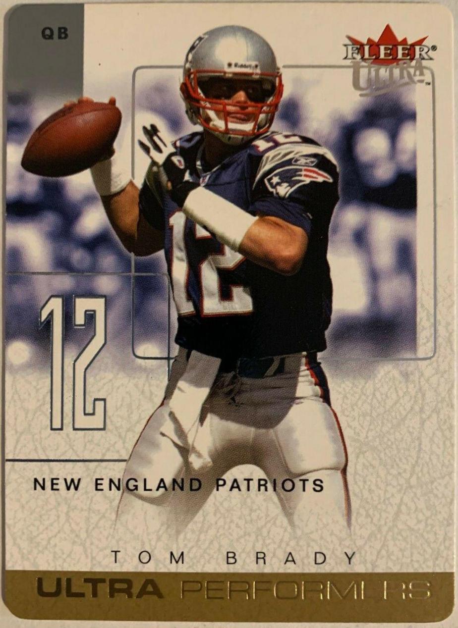 Tom Brady #1 UP Football Cards 2004 Ultra Performers